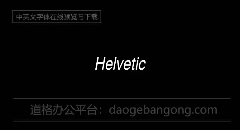 Helvetica Narrow Oblique