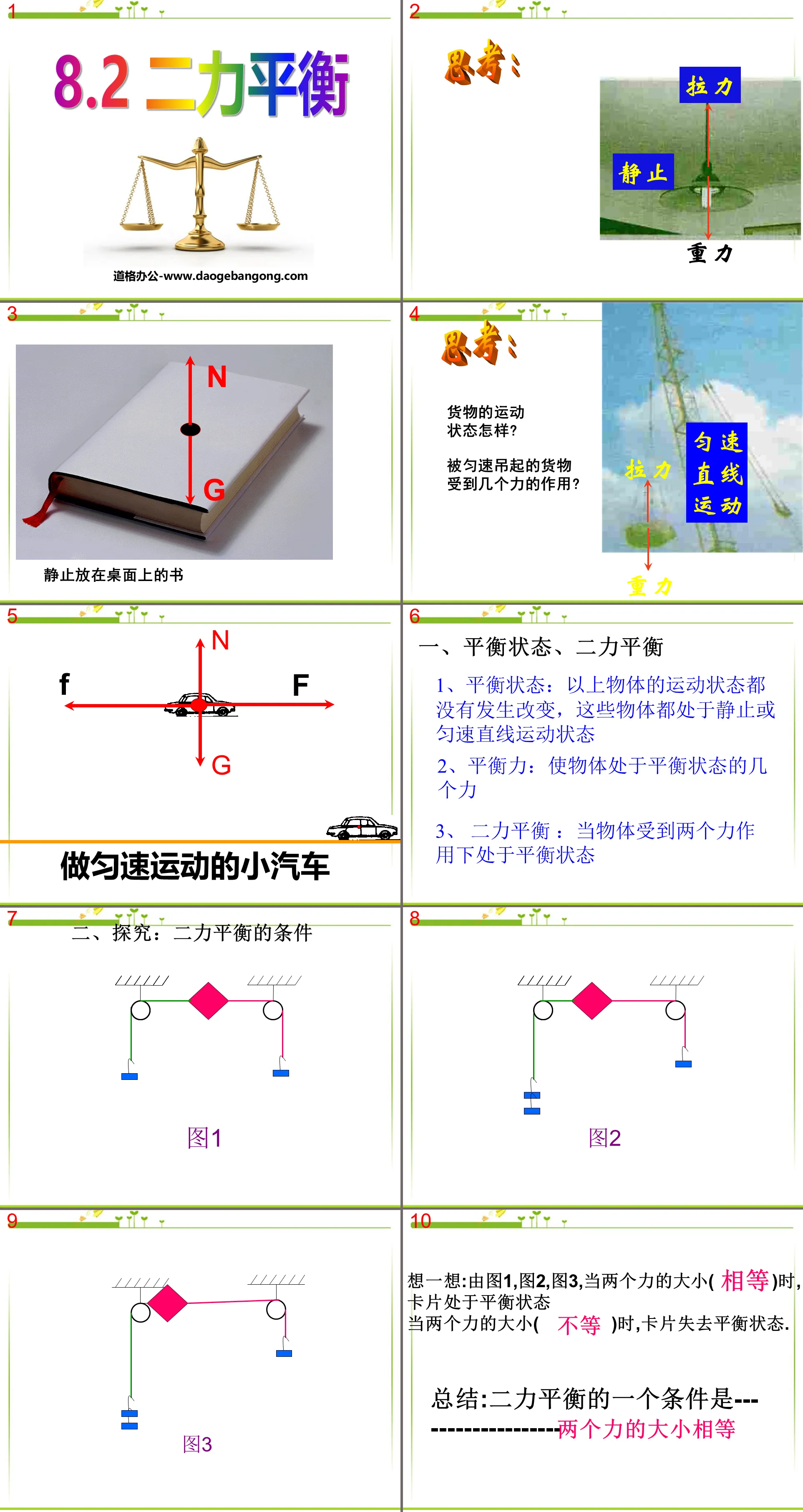 《二力平衡》运动和力PPT课件6