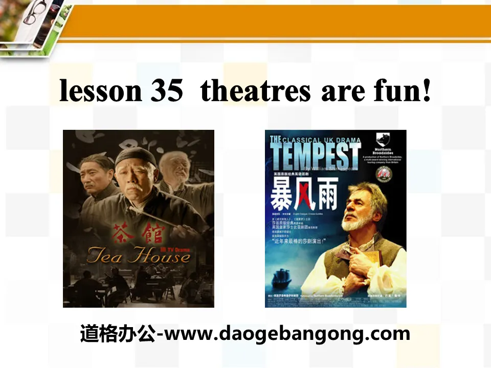 《Theatres Are Fun!》Movies and Theatre PPT課件