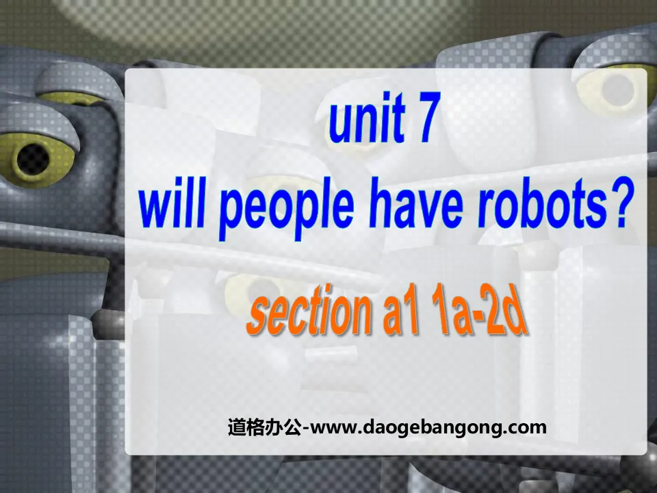 《Will people have robots?》PPT課件