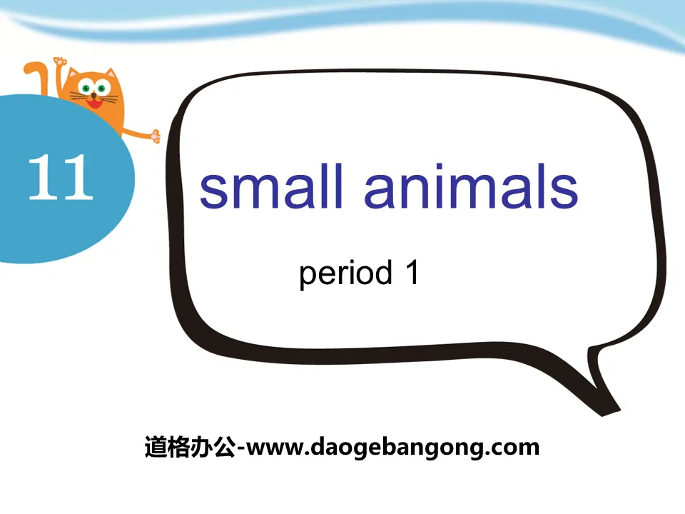 《Small animals》PPT