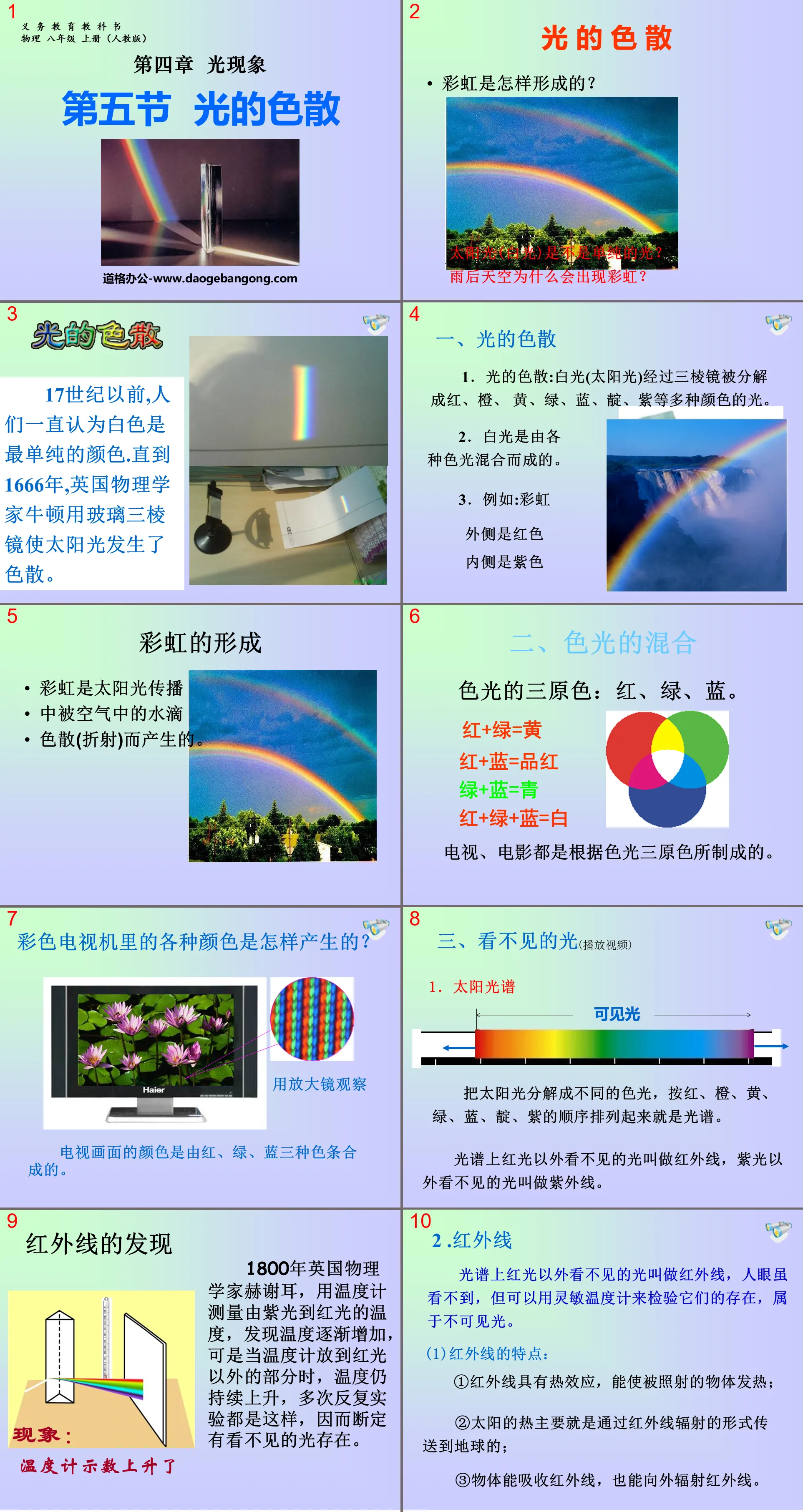 《光的色散》光现象PPT课件2
