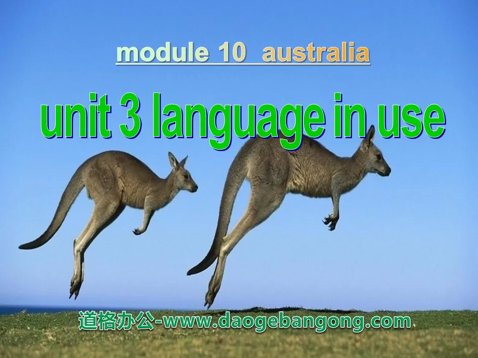 《Language in use》Australia PPT课件2