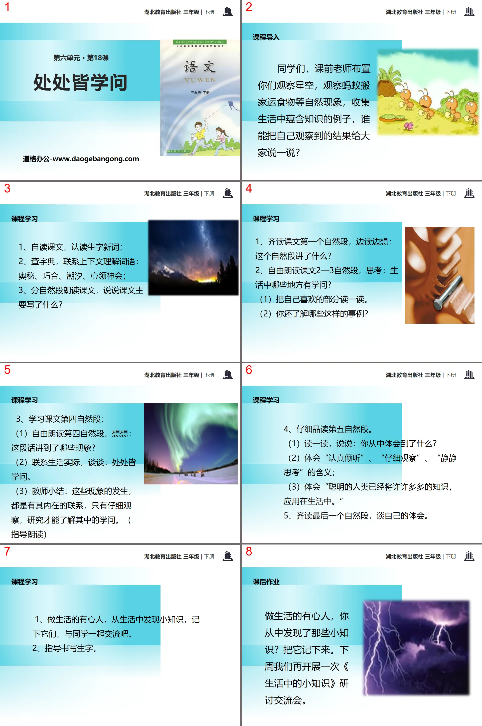 《处处皆学问》PPT
