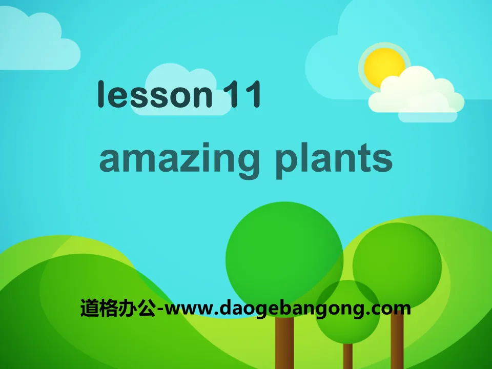 《Amazing Plants》Plant a Plant PPT课件