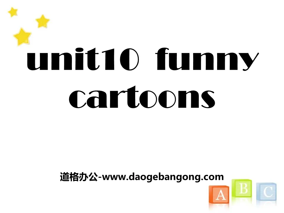 《Funny cartoons》PPT