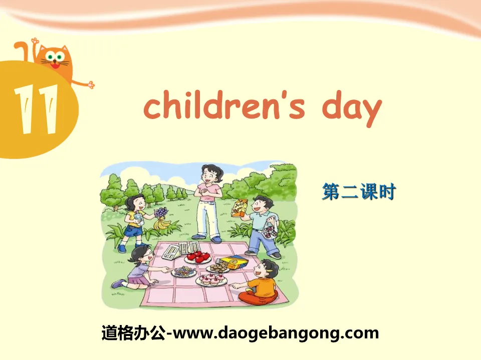 《Children's day》PPT课件