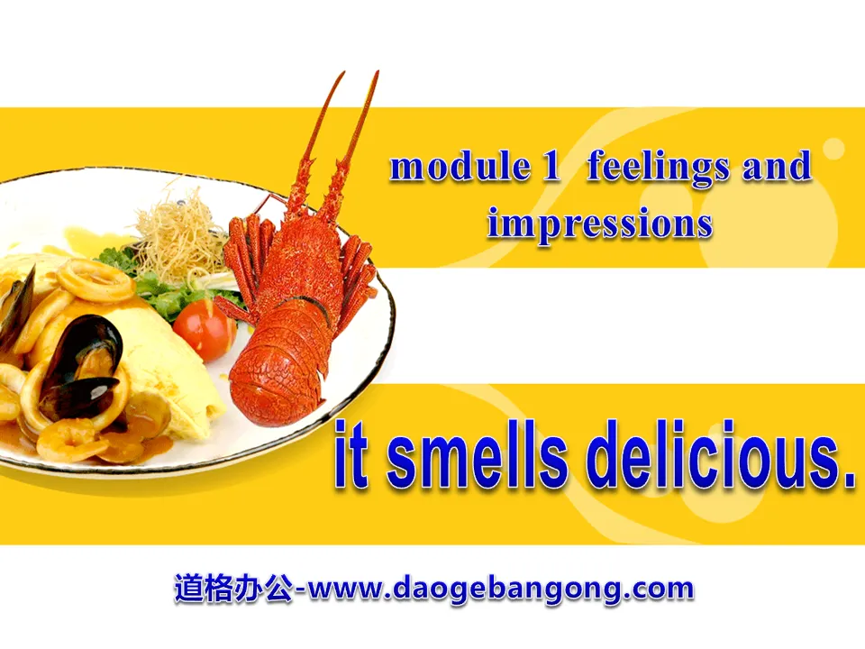 《It smells deliciou》Feelings and impressions PPT课件3