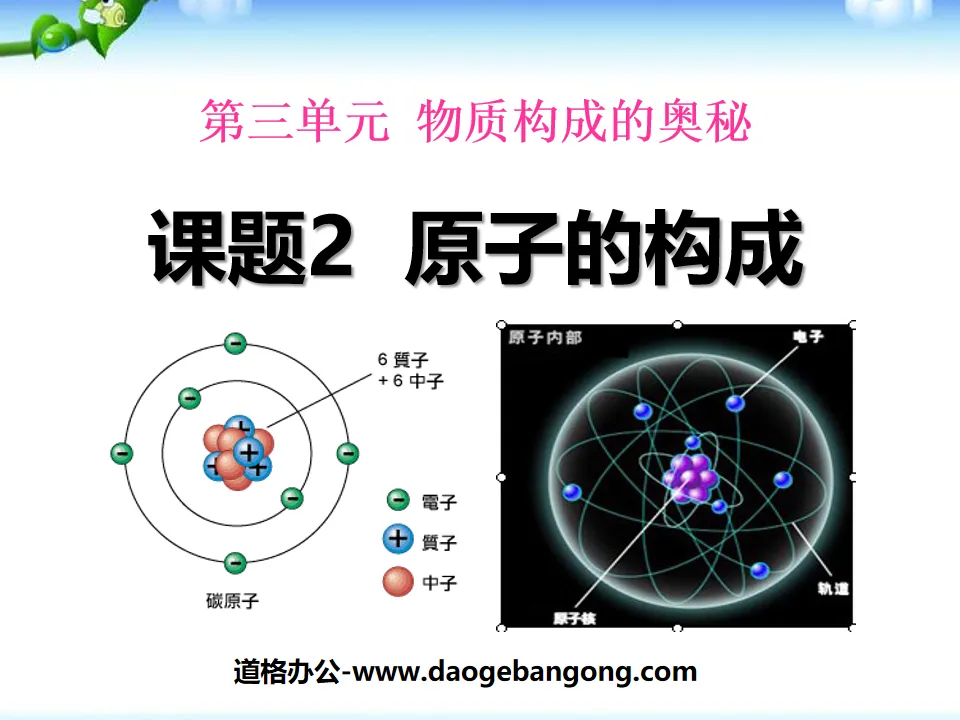 "Structure of Atom" The Mystery of Material Composition PPT Courseware 3